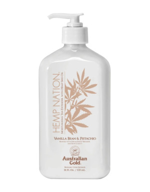 Australian Gold Hemp Nation Vanilla Bean   Pistacchio Body Lotion 535 Ml